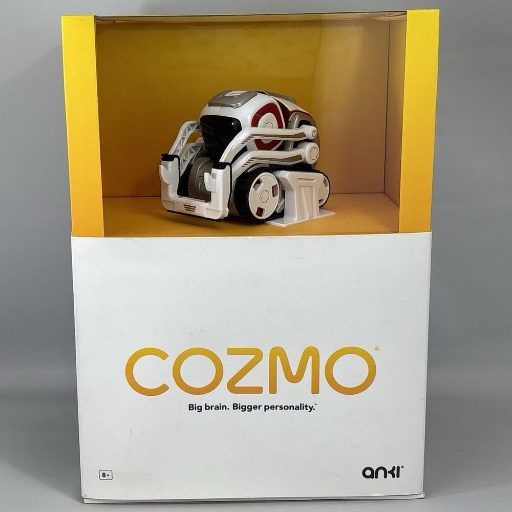 Anki Cozmo Robot w/ 3 Cubes & Charger Bundle Tested Working Mint Condition IOB